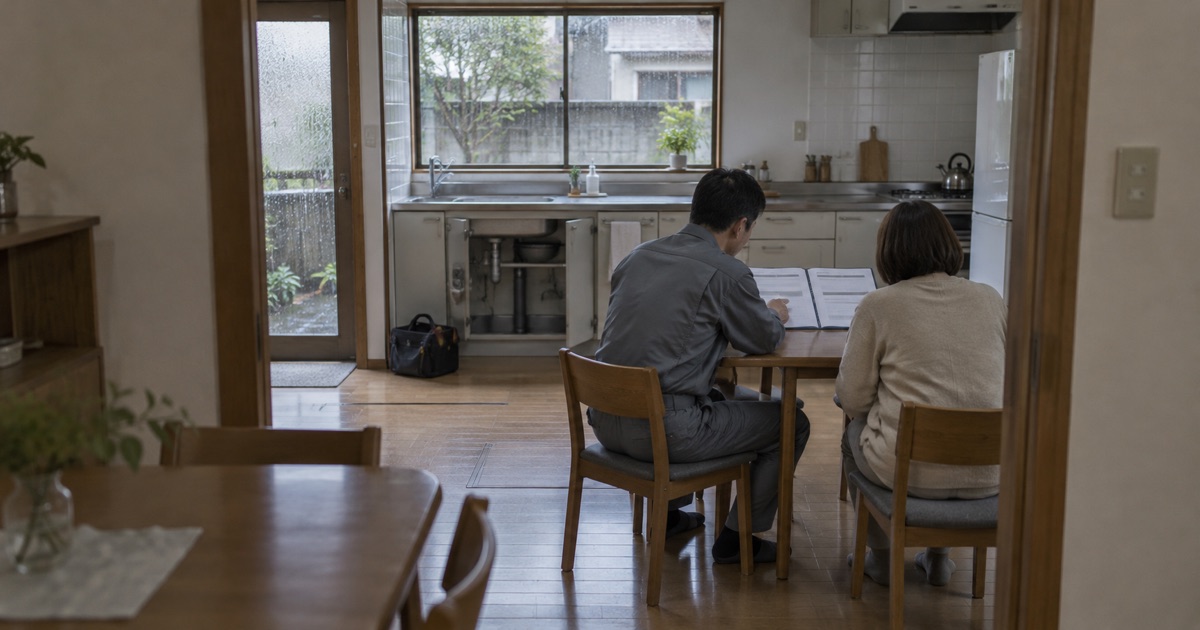 水道修理の相見積もりで選ばれる料金提示と対応手順のイメージ写真